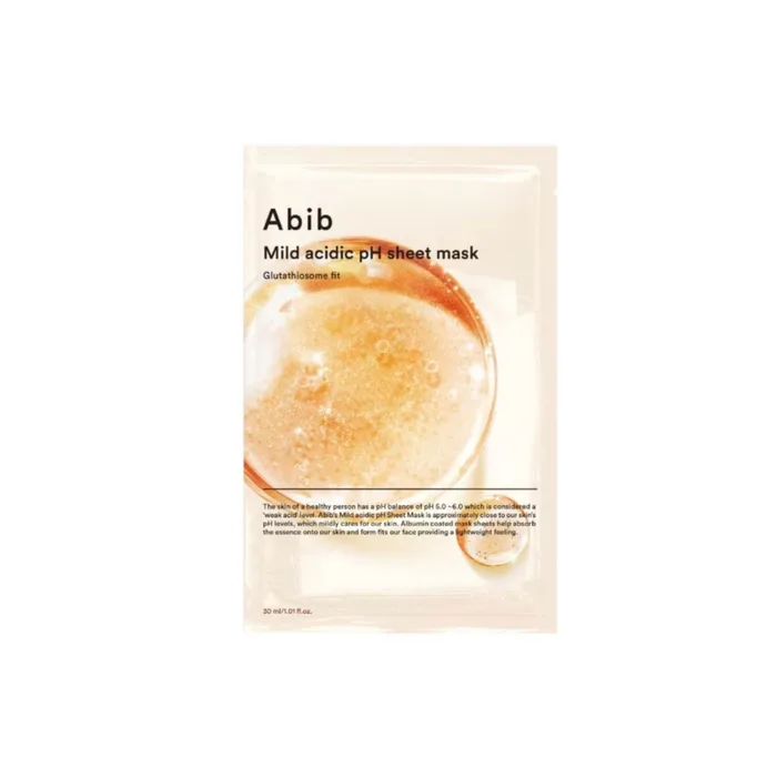 Abib Mild Acidic pH Glutathiosome Fit Sheet Mask – veido kaukė