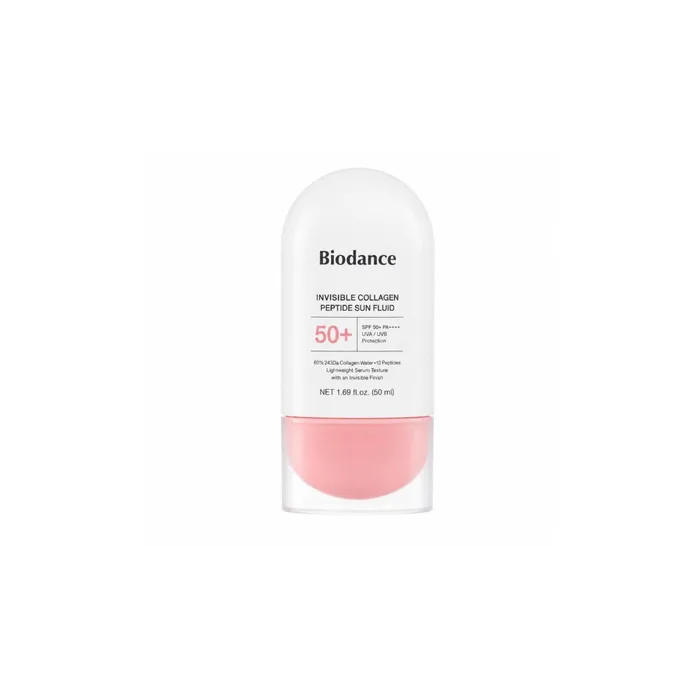 Biodance Invisible Collagen Peptide Sun Fluid SPF50 PA++++ – apsauga nuo saulės su SPF