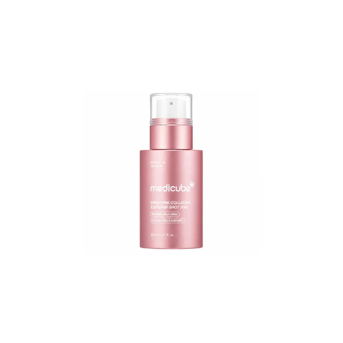 Medicube PDRN Pink Collagen Exosome Shot Ampoule 2000 – veido serumas