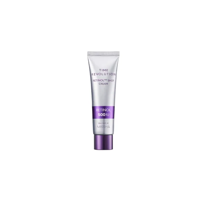 Missha Time Revolution Night Repair Retinol 500 Shot Cream – veido kremas