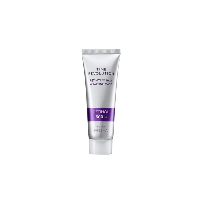 MISSHA Time Revolution Retinol 500 Shot Wrapping Mask – veido kaukė