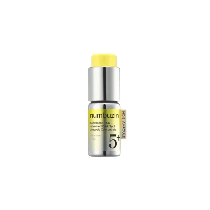 Numbuzin No.5 Glutathione TXA Advanced Dark Spot Ampoule – veido serumas