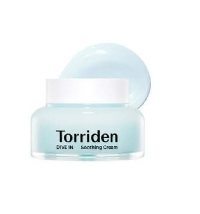 Torriden DIVE-IN Low Molecular Hyaluronic acid Soothing Cream – veido kremas