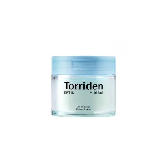 Torriden DIVE-IN Low Molecule Hyaluronic Acid Multi Pad – veido padeliai