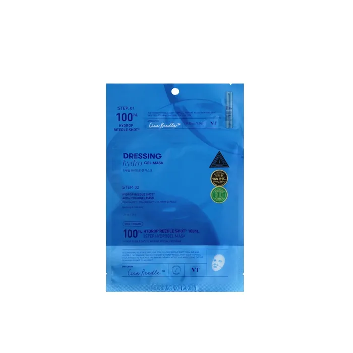 VT Cosmetics Hydrop Reedle Shot 100 2-Step Hydrogel Mask – veido kaukė
