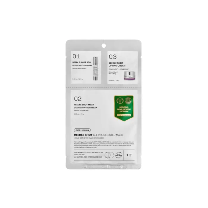 VT Cosmetics Reedle Shot All-in-One 3-Step Mask – veido kaukė